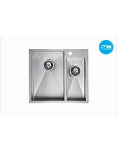 ZENDUO 310/180 I-F 1.5 Bowl Kitchen Sink Inset / Undermount Stainless ZD/3118/IF/S/BBL/006 2