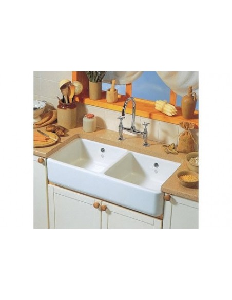 Shaws Classic Double 1000 Apron Front Belfast Kitchen Sink SCLD101