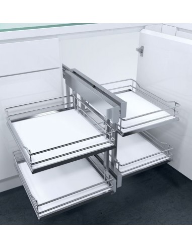 1000mm VS Cor Flex Premea White Kitchen Corner Manual Vauth Sagel 54829234