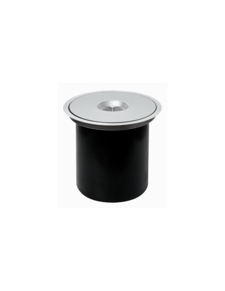 Wesco Ergo Master Worktop Waste Bin 5L Stainless Steel Inset Flush Fit 060014-47