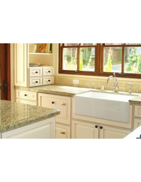 Shaws Shaker 800mm SCSH108WH Sink Classic Ceramic Kitchen Apron Front Butler