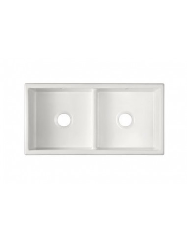 Shaws Classic Shaker 900mm Kitchen Sink White Butler Apron Ceramic SCSH900