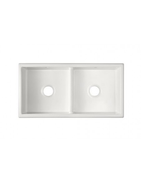Shaws Classic Shaker 900mm Kitchen Sink White Butler Apron Ceramic SCSH900