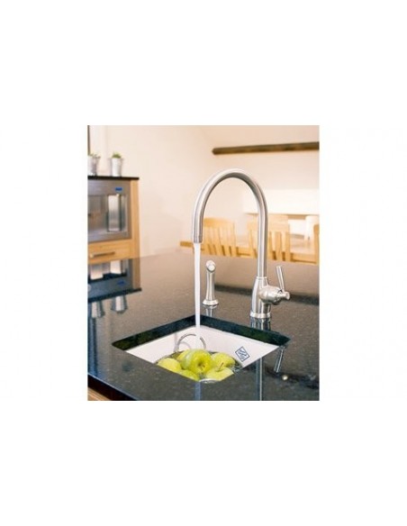 Shaws Belthorn Kitchen Sink 1.0 Under/Topmount Ceramic White SBEL381