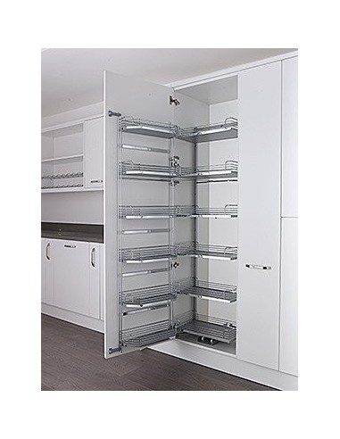 600mm Kessebohmer Tandem Tall Larder Arena Solid Baskets KTLFA600SC