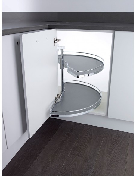 Kessebohmer 1/2 Corner Carousel Arena 180 Degree Kitchen Storage KSH180GC