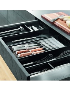 Blum Ambia-Line Knife Block Holder Legrabox Drawers 450mm Depth Grey ZC7M0200 2