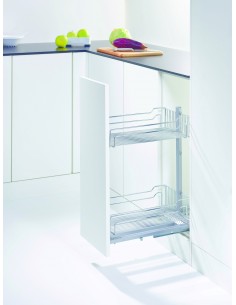 300mm Kessebohmer Kitchen Pull-Out Dispensa Classic Wire Base Storage KBP300SC 2