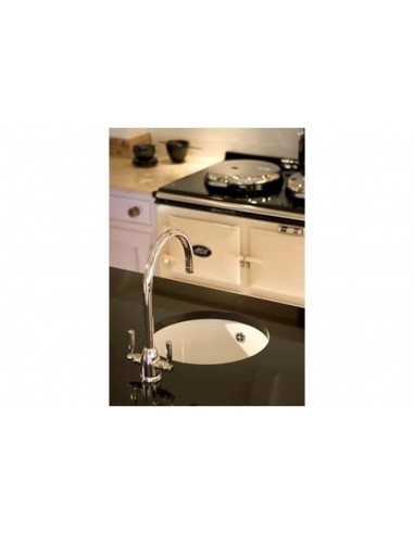 Shaws Classic Round Bowl Kitchen Sink Ceramic Inset / Under SCR0460