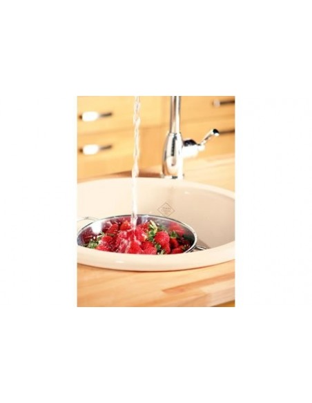 Shaws Classic Round Bowl Kitchen Sink Ceramic Inset / Under SCR0460