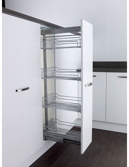 300mm Kessebohmer Studio Larder Pull Out 1200-1600mm Dispensa KSLF300FESC