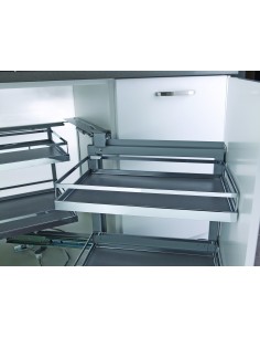 Kessebohmer Magic Corner Style Kitchen Pull Out Storage Trays KASMCUSC 2