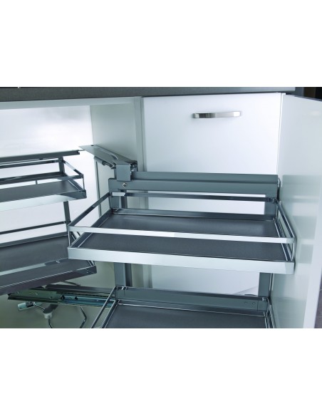 Kessebohmer Magic Corner Style Kitchen Pull Out Storage Trays KASMCUSC