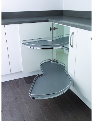 450mm Kessebohmer LeMans II Kitchen Corner Carousel Arena K2LM450SC