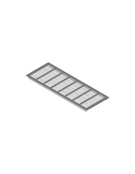 300x150mm Cabinet Vent Aluminium Silver Grill 178Cm2 Airflow Press Fit 57520952