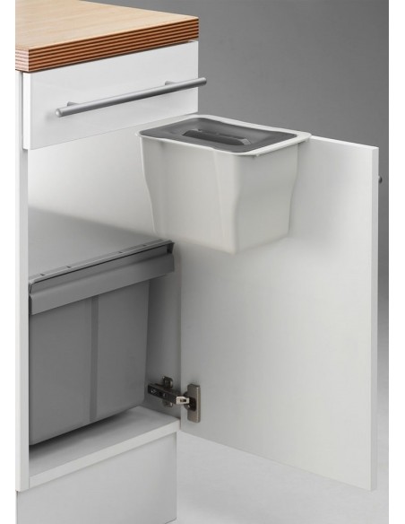 Ninka Kitchen BioBin Waste Container Tub & Lid Fit Anywhere! 50247990