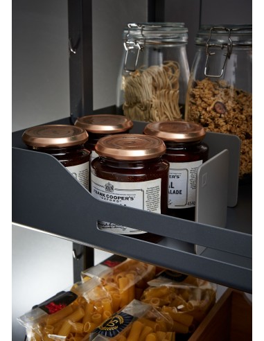 300mm Peka Libell Pull-Out Kitchen Base Unit Storage Anthracite 2-Tier PE.200.2444.43