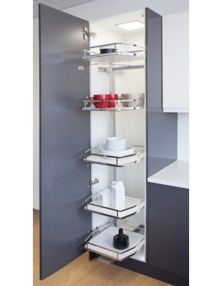 600mm Swing Out Pantry Tall Larder Storage 1750mm High Solid 54986774
