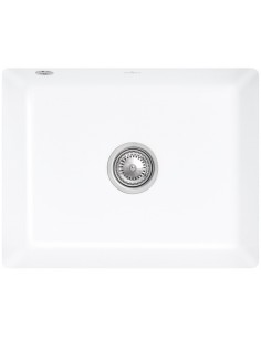 Villeroy Boch Subway 60SU 1.0 Bowl Undermount Sink Ceramic Plus White 331000R1 2