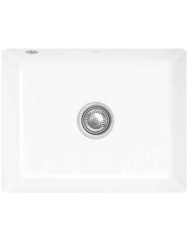 Villeroy Boch Subway 60SU 1.0 Bowl Undermount Sink Ceramic Plus White 331000R1