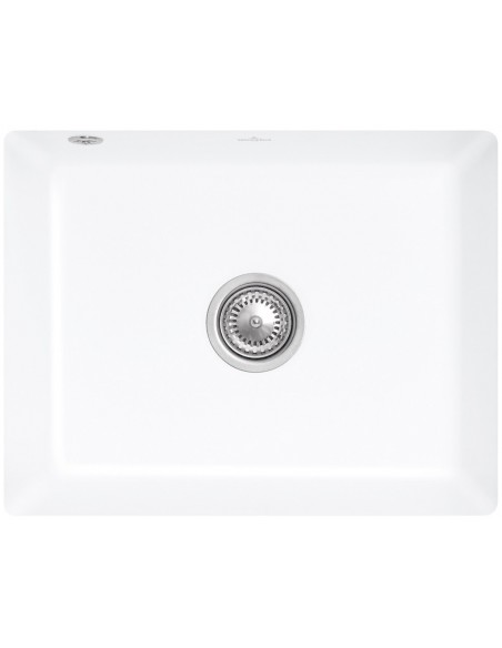 Villeroy Boch Subway 60SU 1.0 Bowl Undermount Sink Ceramic Plus White 331000R1