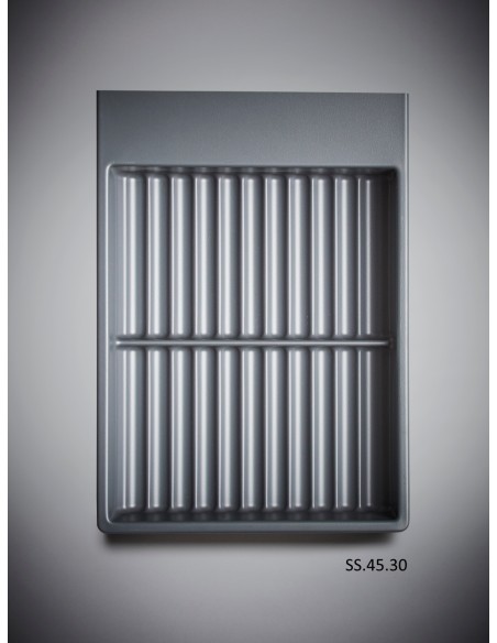 Spice Rack Drawer Insert Suits Blum Legrabox 300 x 423mm Switch Grey SS.45.30
