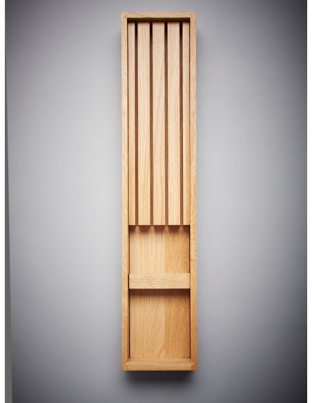 Oak Knife Block Insert Switch 100 x 423mm Suits Blum Legrabox Drawers 562-0034.K