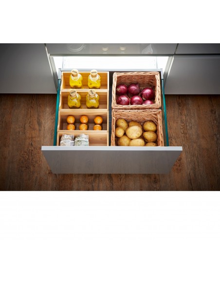 Oak Storage Box Set Of 4, Pantry/Larder Accessories 54386420