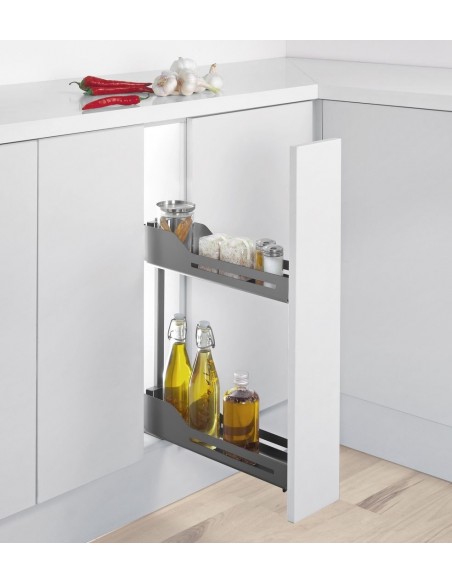 150mm Peka Pull-Out Shelves Solid Kitchen Base Trays Snello Libell  200.2441.43AN