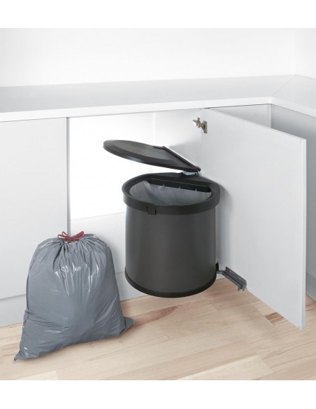 Peka Mullboy BIG Kitchen Waste Bin Big 40L Auto Opening Lid Anthracite 200.1134.43AN