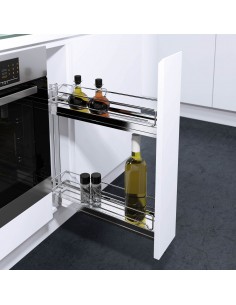 150mm VS Sub Slim Pull Out Kitchen Storage Vauth Sagel Double Shelves 54512272