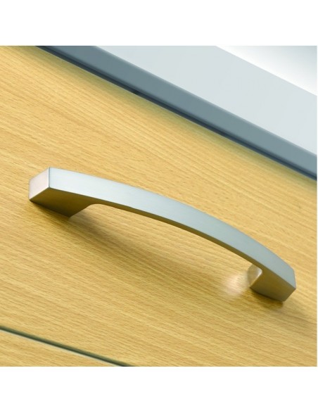 Florence Bow Handles 128mm & 160mm Brushed Nickel