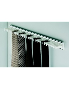 Tie Rack Storage X28 Hooks Side Mount To Wardrobe Door White 80722741