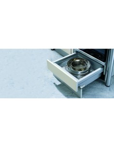 Ninka Plinth Drawer Box 600mm Kitchen Grey Utilise Space Under Oven 55861536
