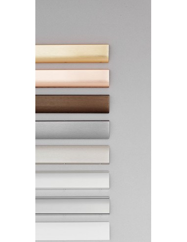 Edge Profile Door Handle Polished Lacquered Brass