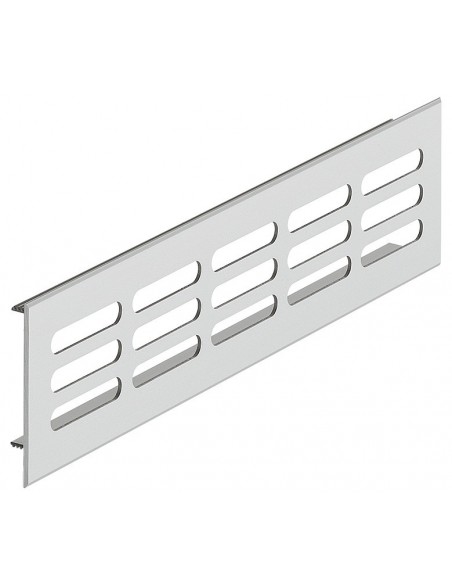 1000x100mm Ventilation Grill Aluminium Matt Silver 368Cm2 Airflow 57520935