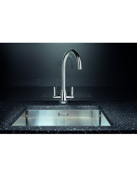 Tutti kitchen tap, twin levers, chrome TU81073CP