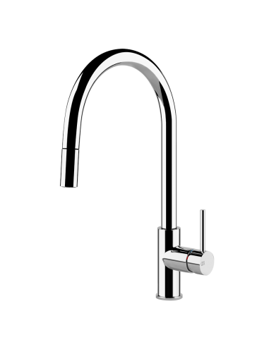 Gessi Oxygen 20573 Monobloc Mixer Pull Out Rinse Spray Chrome/Brushed