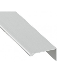 Profile Grip Door Handle 2500mm Length Aluminium Silver Top Mount 12614901