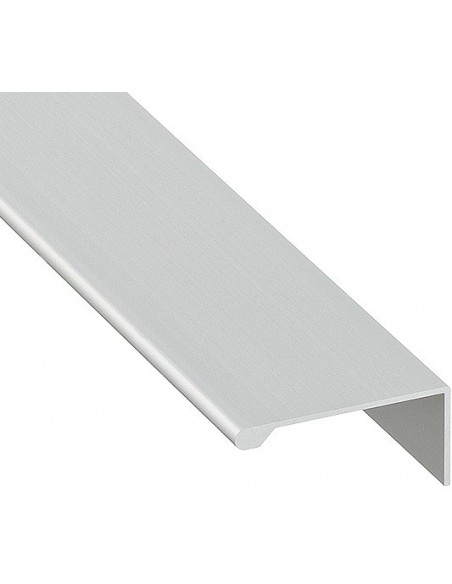 Profile Grip Door Handle 2500mm Length Aluminium Silver Top Mount 12614901