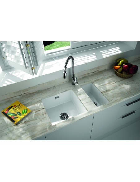 Thomas Denby Metro Ceramic White 1.0 Kitchen Sink Inset / Undermount MET1040W
