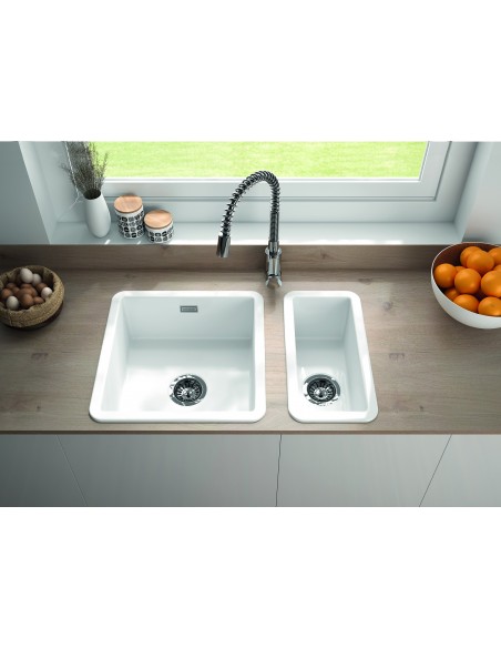 Thomas Denby Metro Ceramic White 1.0 Kitchen Sink Inset / Undermount MET1040W