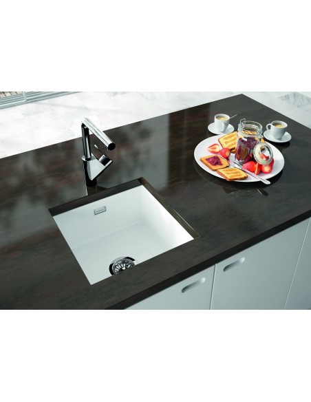 Thomas Denby Metro Ceramic White 1.0 Kitchen Sink Inset / Undermount MET1040W