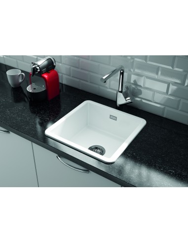 Thomas Denby Metro Ceramic White 1.0 Kitchen Sink Inset / Undermount MET1040W