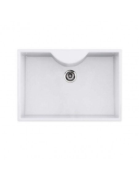 Thomas Denby Legacy 800mm Butler Kitchen Sink Ceramic Tap Ledge LEG800T