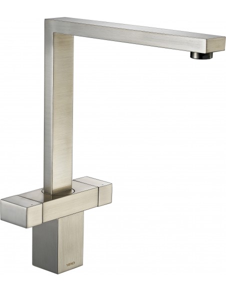 Versare Brushed Steel Kitchen Tap Square Levers The 1810 Company SALE VER/02/BS