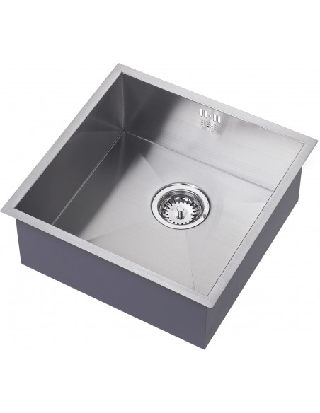 Zenuno 400U Kitchen Sink 1.0 Inset Undermount 1.2mm Stainless Steel ZU/40/U/S/019