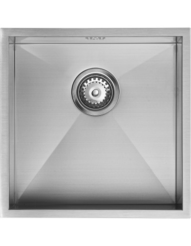 Zenuno 400U Kitchen Sink 1.0 Inset Undermount 1.2mm Stainless Steel ZU/40/U/S/019