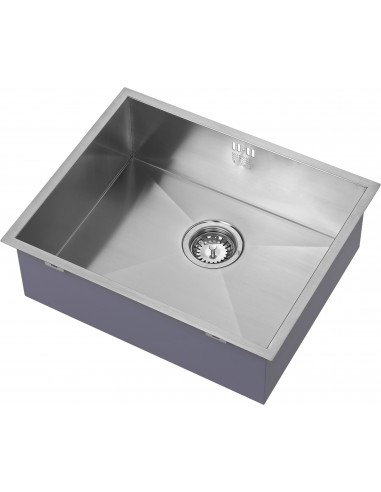 Zenuno 500U Kitchen Sink Square 1.2mm Stainless Steel 1810 Company ZU/50/U/S/021