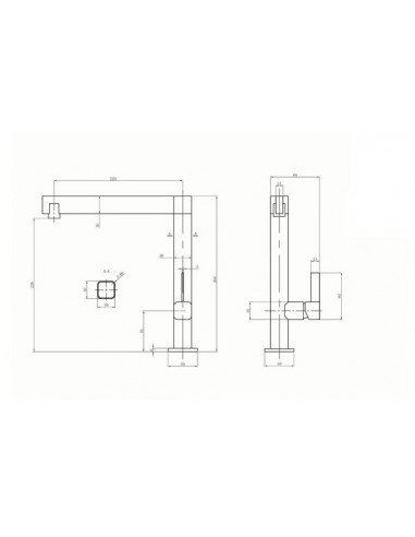 1810XXX Single Lever Kitchen Tap Chrome OR Brushed WRAS Approved SALE